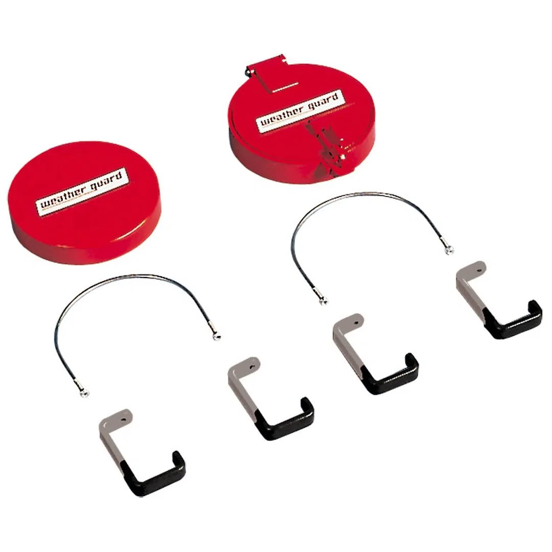 239 – WEATHERGUARD Ladder Rack Conduit Carrier, Make-Your-Own Kit Two U Clamps One Front End Cap One Rear End Cap wit...